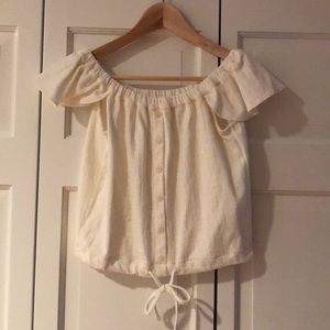 Madewell Off the Shoulder Blouse